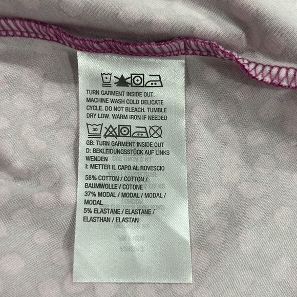 Issac Mizrahi live pink dot long sleeve tunic top size XL - Picture 7 of 8